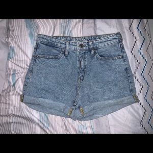 Denim shorts